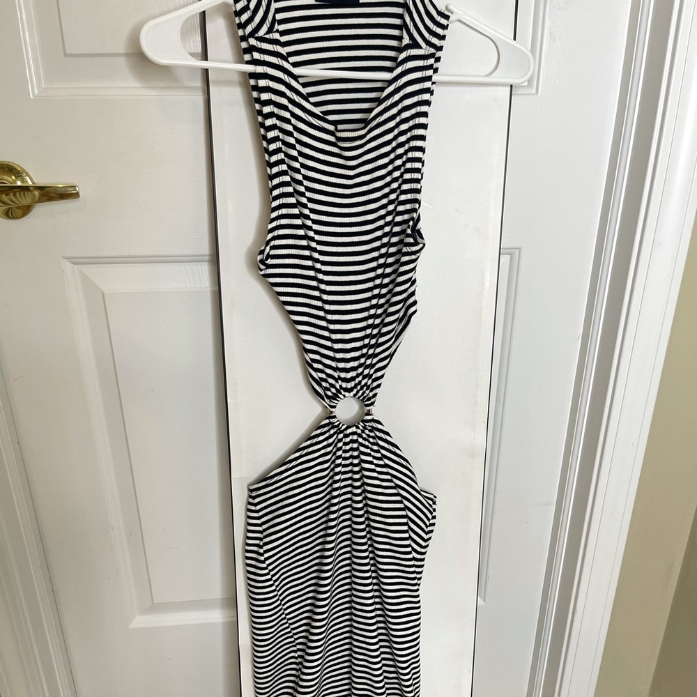 Vici black and white dress